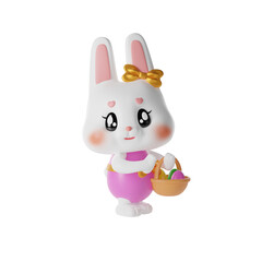 Easter Bunny 3d Illustration 