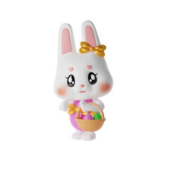 Easter Bunny 3d Illustration 
