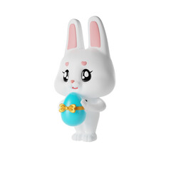 Easter Bunny 3d Illustration 