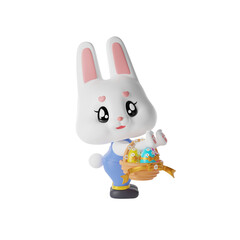 Easter Bunny 3d Illustration 
