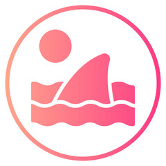 shark gradient icon