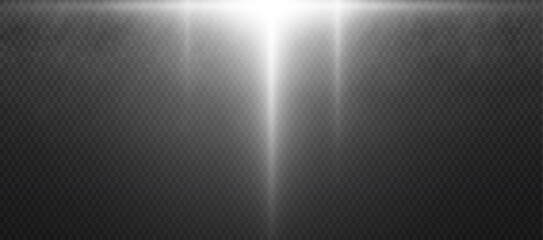 The spotlight shines on the stage. light from a lamp or spotlight. special effects on transparent background. Vector illustration