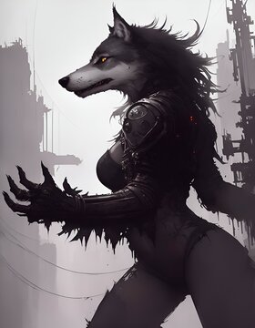 Cyber She-Wolf