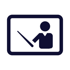 presentation, business presentation, teaching, training, business training presentation icon