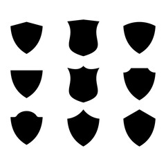Shield Silhouette, Icon, symbol, Vector