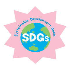 地球_アジア・オセアニア・アメリカ_sdgs2_バクダンピンク_主線無し