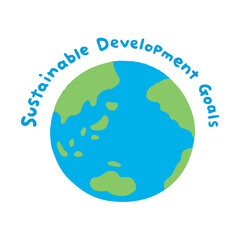 地球_アジア・オセアニア・アメリカ_sdgs3_主線無し