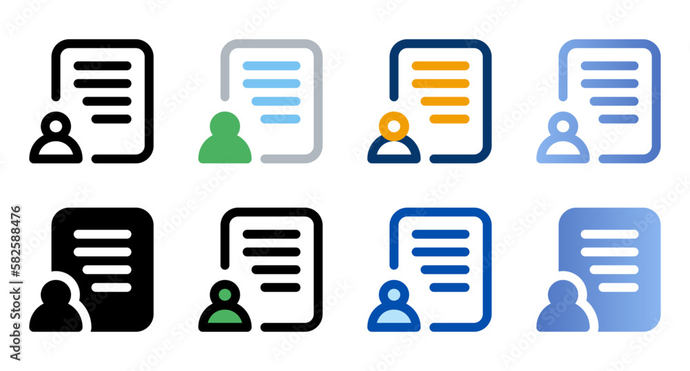 Aufkleber form icons in different style. form icons. different style icons set. vector illustration