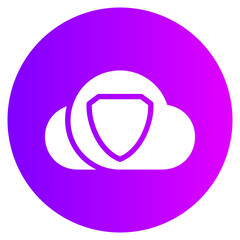 secure gradient icon