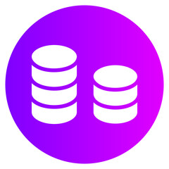 database gradient icon