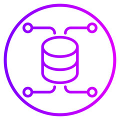 servers gradient icon