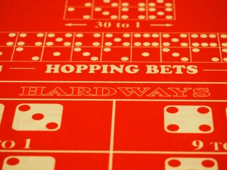 Red Felt Casino Gaming
Table