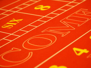 Red Felt Casino Gaming
Table