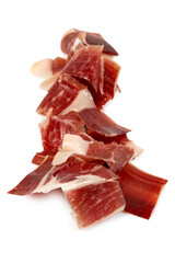 Cured meat ham jamon slice