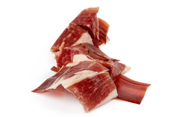 Cured meat ham jamon slice