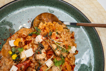 Mushroom risotto