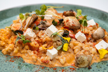 Mushroom risotto