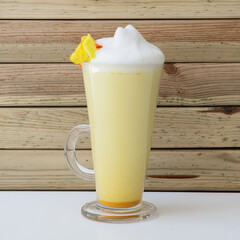 Fresh fruit milk shake