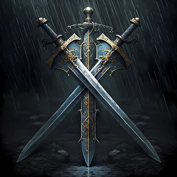 Sword Crossed | AI Generative