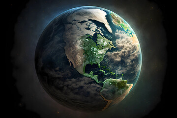 Obraz na płótnie Canvas Planet Earth | AI Generative