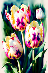 Tulips Painting