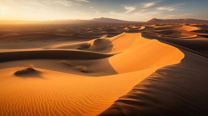 Fototapeta na wymiar midjourney generated image of a Desert Journey