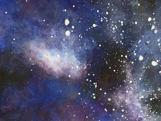 Obraz na płótnie Canvas Space galaxy 