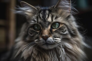 FLuffy Cat is a lovely creature. Generative AI