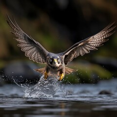 Obraz premium falcon in flight