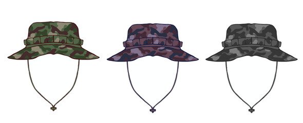 set of army hat/caps