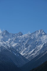 Fototapeta na wymiar snowmountain in Sichuan
