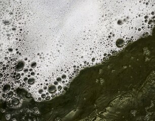 white air purification on water surface