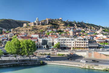 Awesome view of Old Town of Tbilisi, Georgia © efired