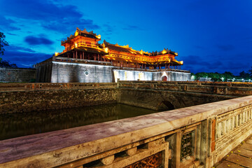 Naklejka premium Imperial Royal Palace of Nguyen dynasty in Hue, Vietnam
