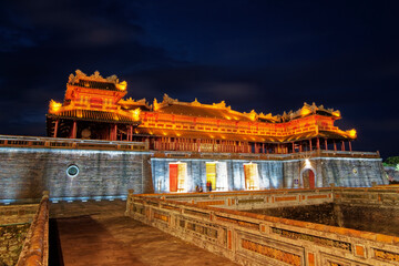 Obraz premium Imperial Royal Palace of Nguyen dynasty in Hue, Vietnam