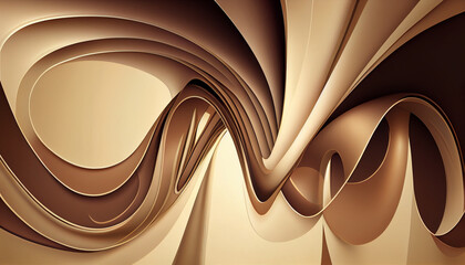 beige and brown, abstract organic background wallpaper design, Generative AI
