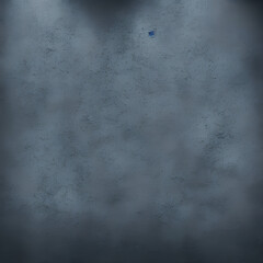 Fototapeta premium Empty dark blue abstract cement wall and studio room with smoke float up the interior texture for display products wall background 