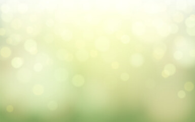 Nature green bokeh soft light abstract background, Vector eps 10 illustration bokeh particles, Background decoration