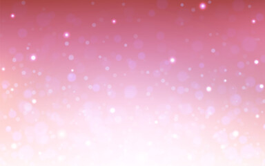 Pink valentine bokeh soft light abstract background, Vector eps 10 illustration bokeh particles, Background decoration