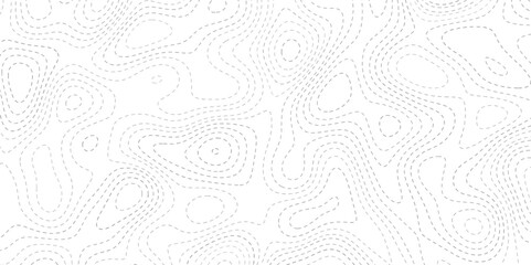 Abstract topography. Actual topography map. Dark seamless design, magnetic tileable isolines pattern. Vector illustration.