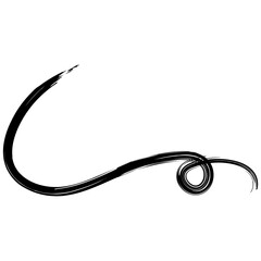 Abstract Brush Line Shapes