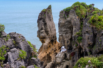 views of paparoa national park, new zealand