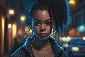 portrait of a person in the city