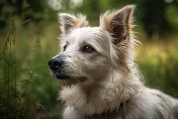 a dog image and a dog's state of mind. Generative AI