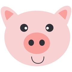 pig cartoon clipart animal for kid