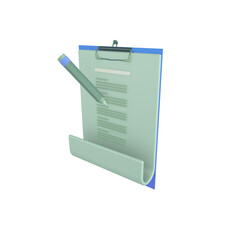 Graduation cap with education 3d icon & eLearning concept 