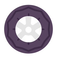 Fototapeta premium wheel car icon