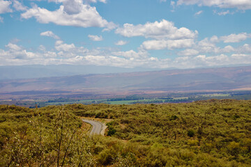 landscape with clouds