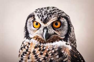 Obraz premium A hawk owl. Generative AI