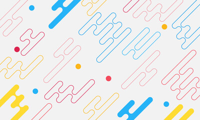 Abstract liquid shape colorful template banner with gradient color dot technology background Design with vector design